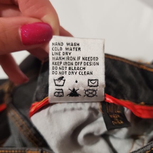 Coogi VTG Embroidered Logo Straight Leg Dark Wash Mid Rise Jeans Womens 11/12 - Picture 10 of 11